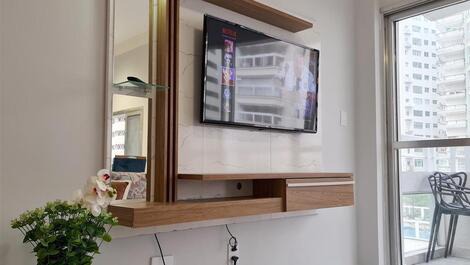 2 dormitorios ¡Pie en la arena! Pitangueiras Guarujá Vista al mar, Wi-Fi