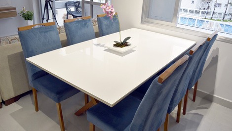 2 dormitorios ¡Pie en la arena! Pitangueiras Guarujá Vista al mar, Wi-Fi