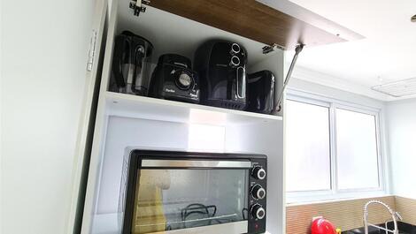 1 dormitorio ¡Pie en la arena! Pitangueiras Guarujá, Hidrojacuzzi, Wi-Fi