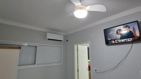 1 dormitorio ¡Pie en la arena! Pitangueiras Guarujá, Hidrojacuzzi, Wi-Fi