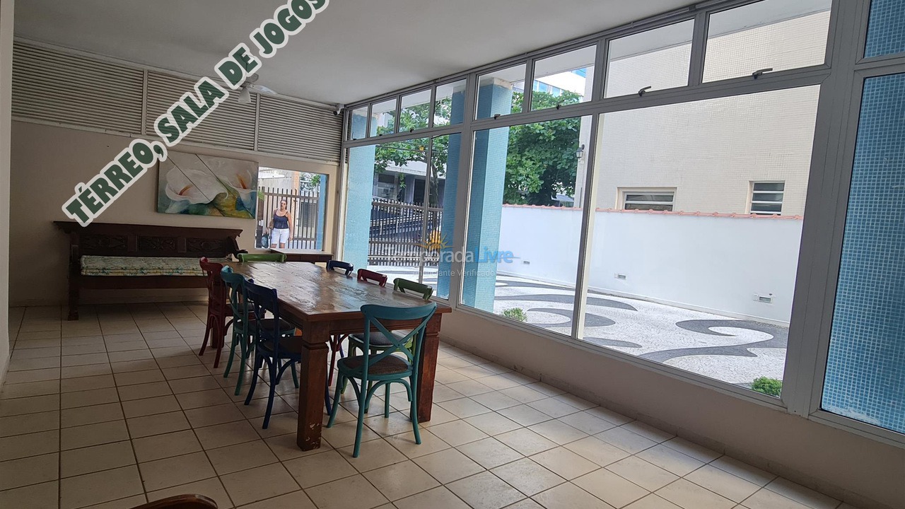 Apartamento para alquiler de vacaciones em Guarujá (Pitangueiras)