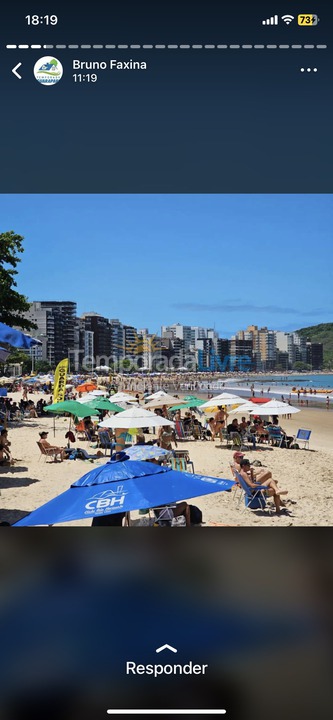 Apartment for vacation rental in Guarapari (Praia do Morro)