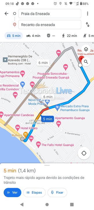 Casa para alquiler de vacaciones em Guarujá (Enseada)