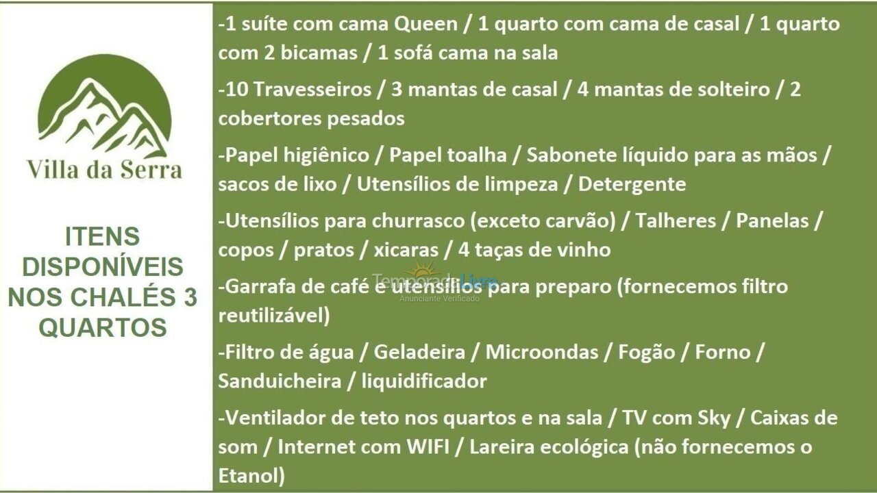 House for vacation rental in Lima Duarte (Conceição do Ibitipoca)