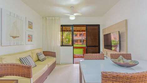 Apto 3 habitaciones, pie en la arena.