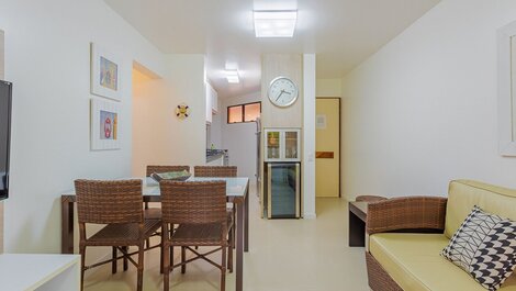 Apto 3 habitaciones, pie en la arena.