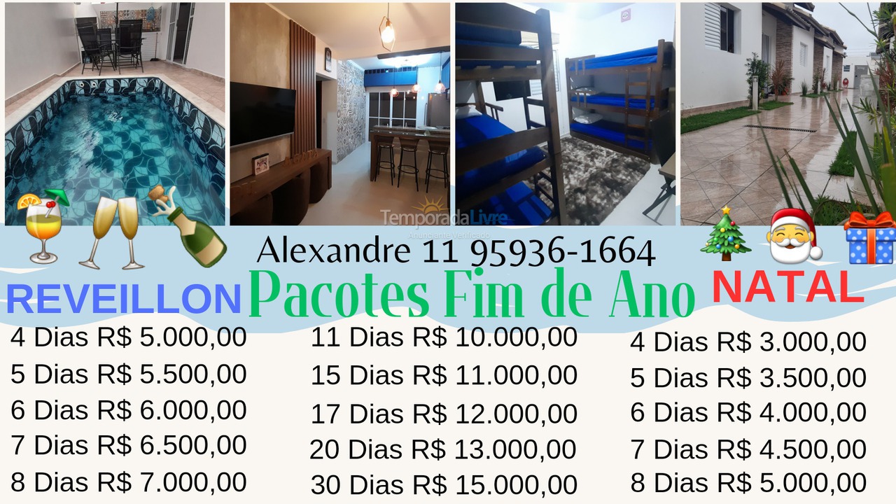 House for vacation rental in Itanhaém (Cibratel II)