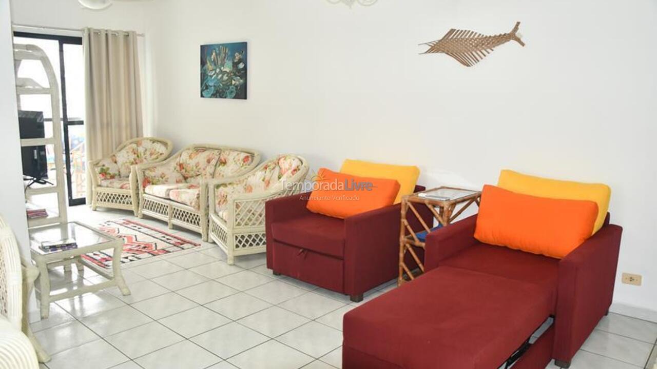 Apartamento para aluguel de temporada em Bertioga (Riviera de São Lourenço)