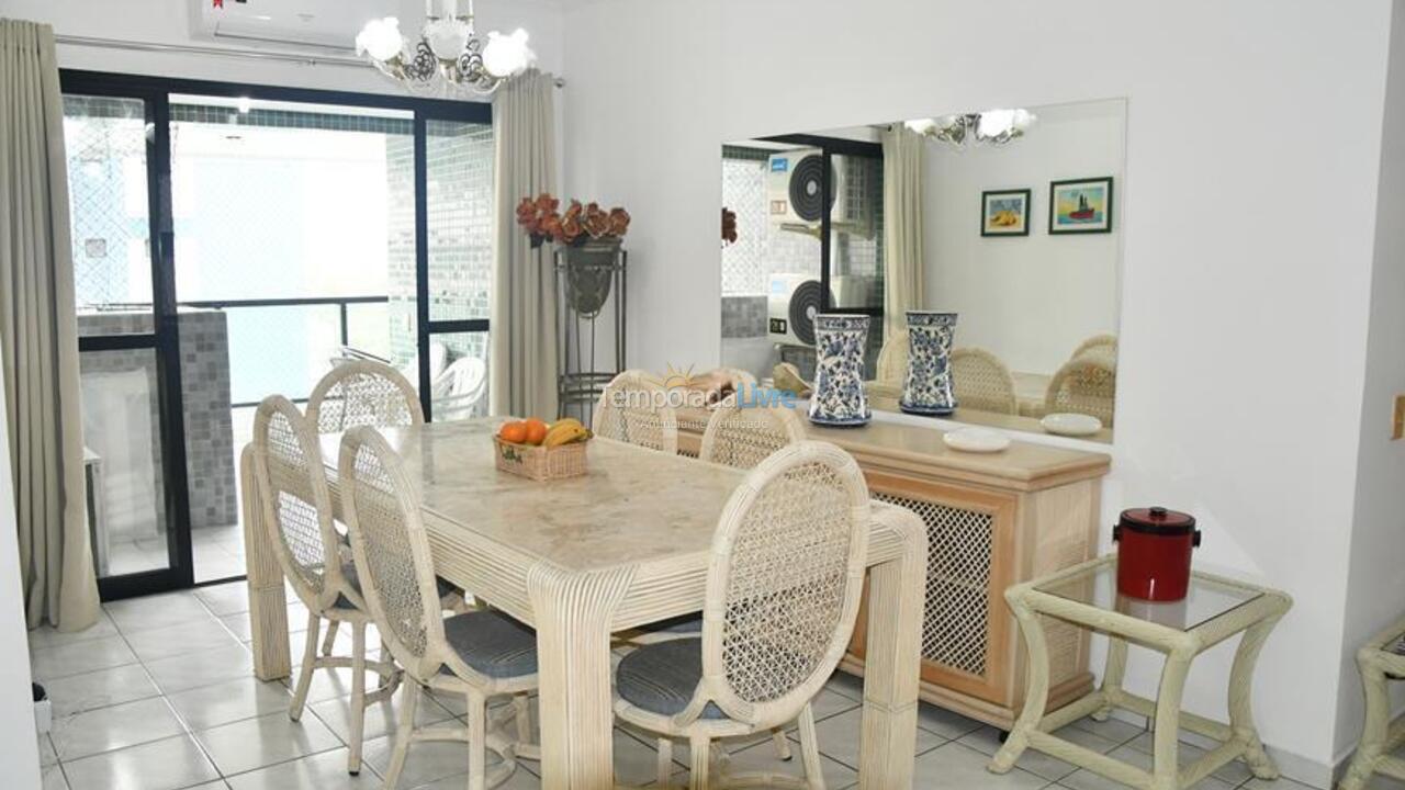 Apartamento para aluguel de temporada em Bertioga (Riviera de São Lourenço)