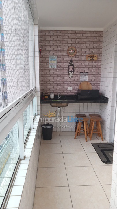 Apartamento para aluguel de temporada em Praia Grande (Vila Tupi)