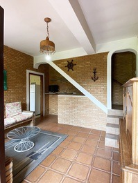 Beachfront for 12 people, 3 bedrooms- WIFI - Maranduba -Ubatuba