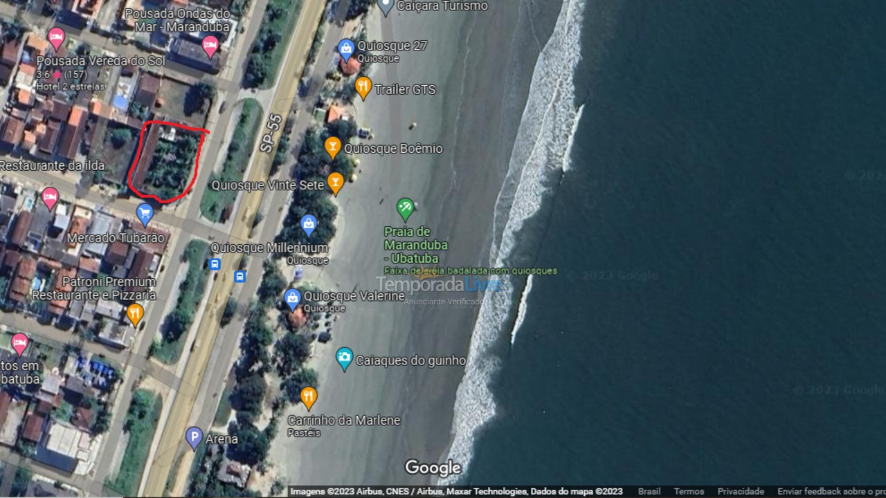 House for vacation rental in Ubatuba (Maranduba)