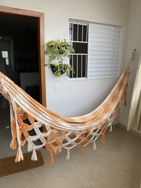 Suíte grande com ar condicionado