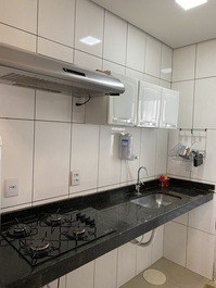 Suíte grande com ar condicionado