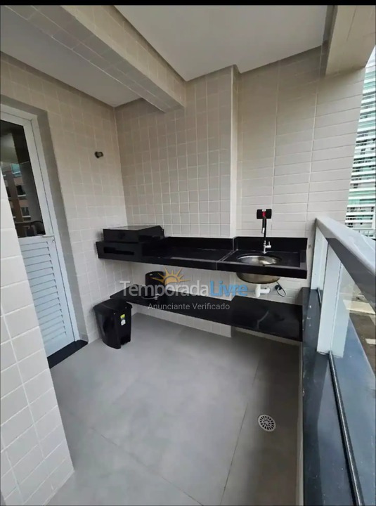 Apartamento para alquiler de vacaciones em Praia Grande (Praia do Caiçara)