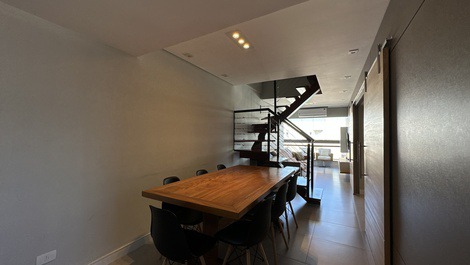 BEAUTIFUL SEA FRONT DUPLEX PENTHOUSE 09 PEOPLE - BERTIOGA