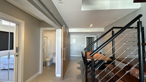 BEAUTIFUL SEA FRONT DUPLEX PENTHOUSE 09 PEOPLE - BERTIOGA