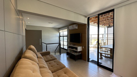 BEAUTIFUL SEA FRONT DUPLEX PENTHOUSE 09 PEOPLE - BERTIOGA