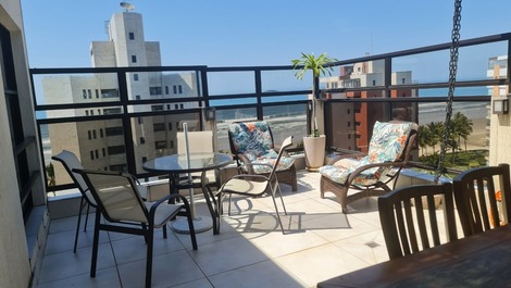 BEAUTIFUL SEA FRONT DUPLEX PENTHOUSE 09 PEOPLE - BERTIOGA