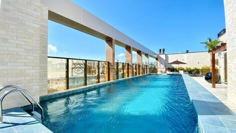 APARTAMENTO 02 DORMITÓRIOS NA PRAIA DO CENTRO COM PISCINA COLETIVA