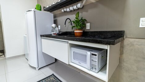 Balcony apartment 30 meters from the beach and garage