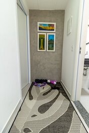 Balcony apartment 30 meters from the beach and garage