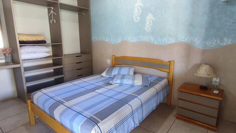 Excellent house with 04 bedrooms and pool, 250m from the beach