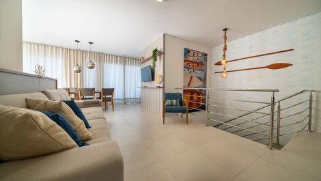 161 - Duplex penthouse with 03 bedrooms and private Jacuzzi in the city...