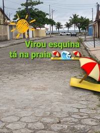 Come to the beach🌊⛱ 🏠 in Mongaguá 50 meters from the sea/fishing platform