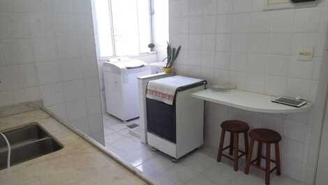 Apartamento frente al mar con excelente ubicación en Pitangueiras