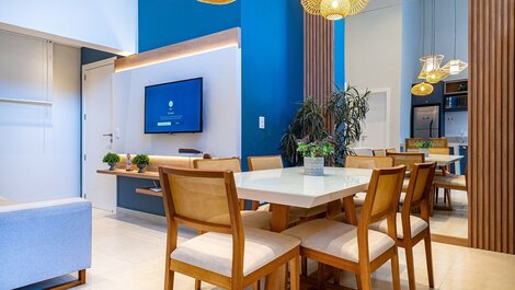 167 - Apartamento duplex 2 suítes em Canto Grande.