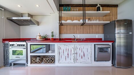 110 - Cobertura com vista panorâmica em 4 ilhas