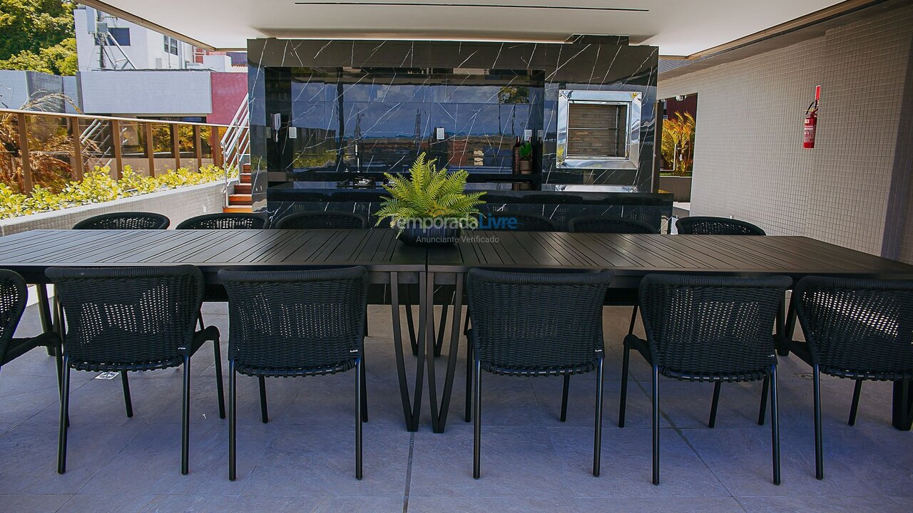 Apartamento para alquiler de vacaciones em João Pessoa (Pb Praia de Cabo Branco)