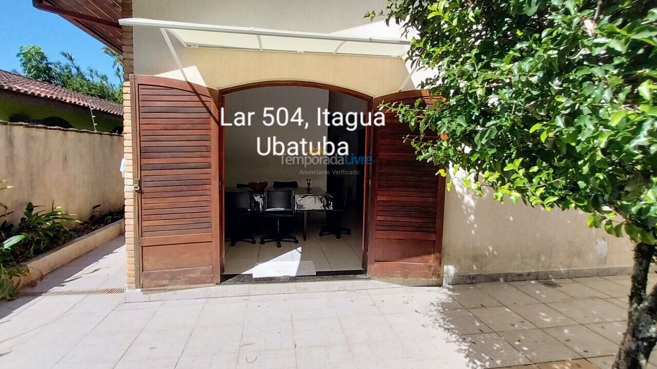 Casa para aluguel de temporada em Ubatuba (Itaguá)