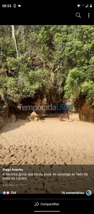 House for vacation rental in Ubatuba (Praia do Lázaro)