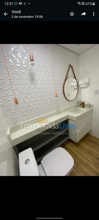 Apartment for vacation rental in Guarujá (Astúrias)