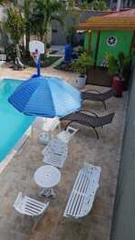 Casa con piscina en Peruíbe Maravillosa vista de la Serra da Juréia