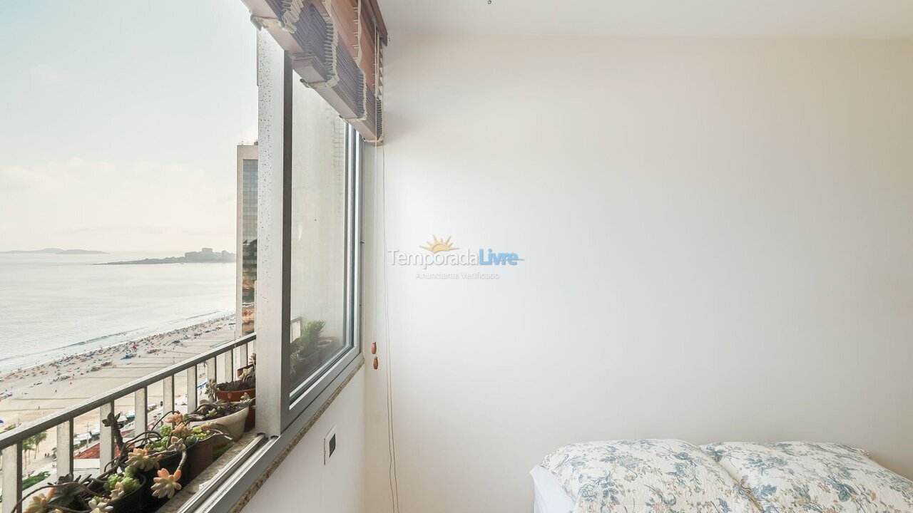 Apartamento para aluguel de temporada em Rio de Janeiro (Leme)