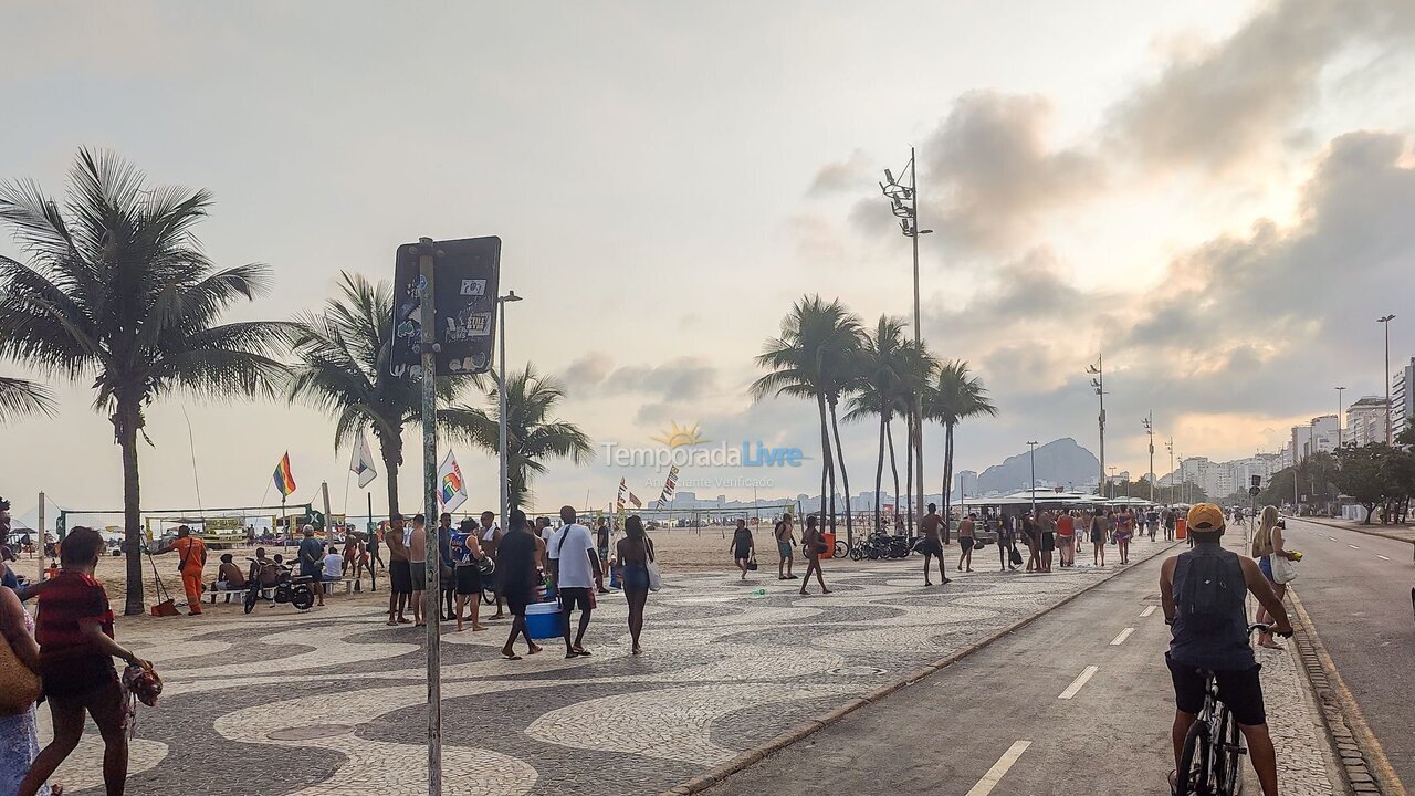 Apartamento para aluguel de temporada em Rio de Janeiro (Leme)