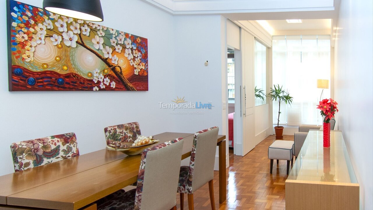 Apartamento para aluguel de temporada em Rio de Janeiro (Leme)