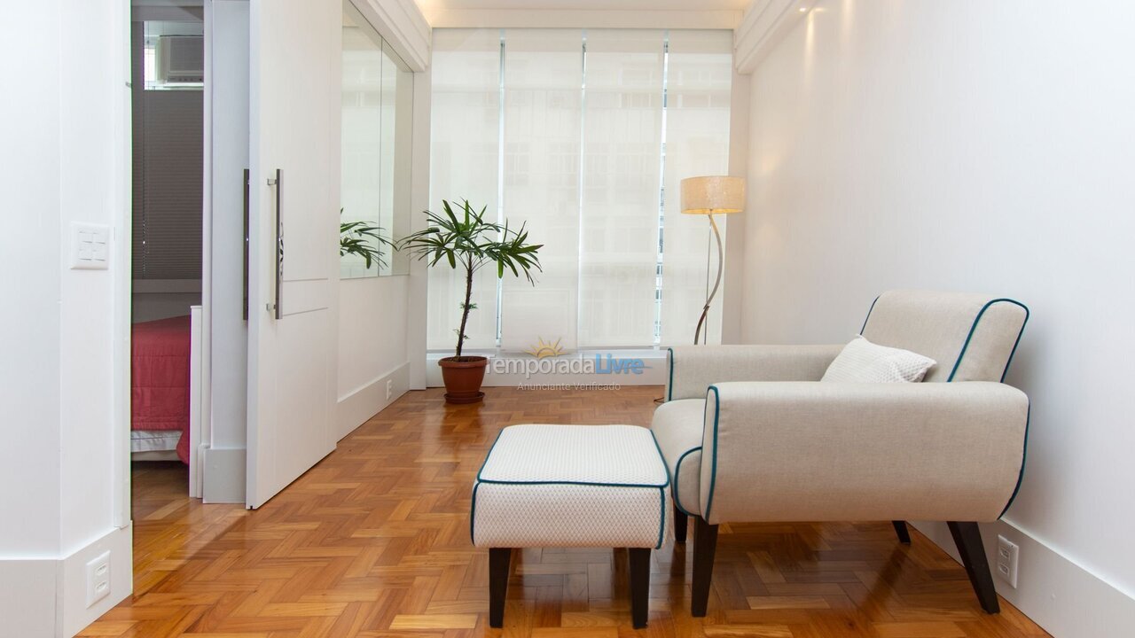 Apartamento para aluguel de temporada em Rio de Janeiro (Leme)