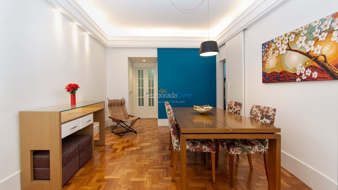 Apartamento para aluguel de temporada em Rio de Janeiro (Leme)