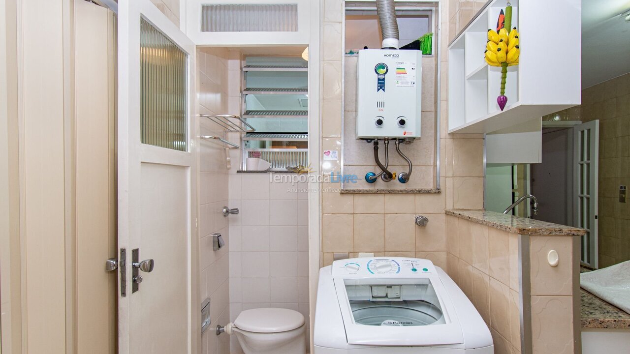 Apartamento para aluguel de temporada em Rio de Janeiro (Leme)