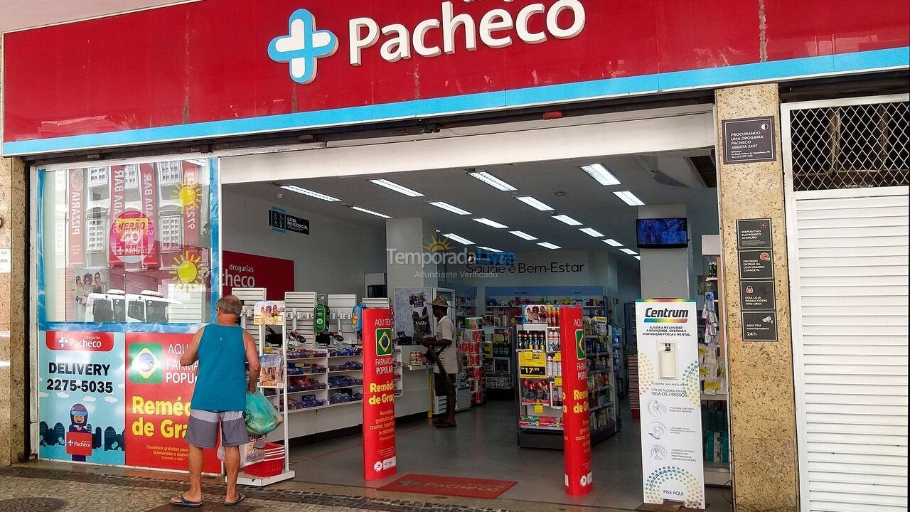 Apartamento para aluguel de temporada em Rio de Janeiro (Leme)