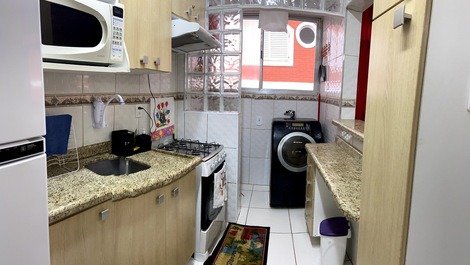 Apartamento 2 Dormitorios Pie en la Arena, Frente al Mar