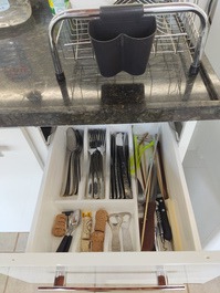 Utensílios área de lazer 