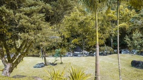 Farm with house and lawn for camping party area for 50 people