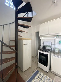 Sobrado Molhes 2 habitaciones, aire acondicionado, 6 personas, primera línea de mar