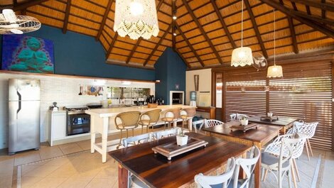 Couse, high standard, pool, gourmet space, 100m from the sandy Mariscal