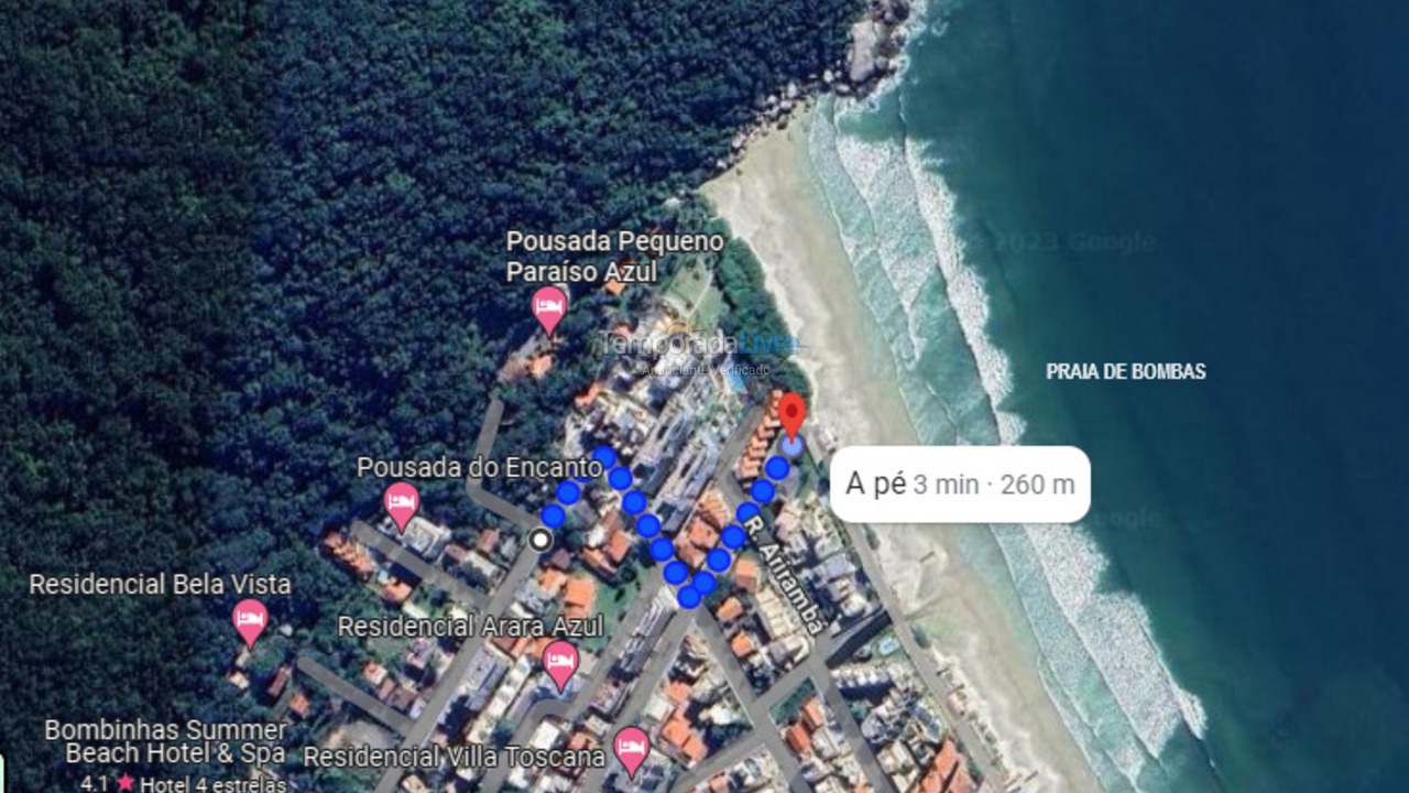 House for vacation rental in Bombinhas (Praia de Bombas)